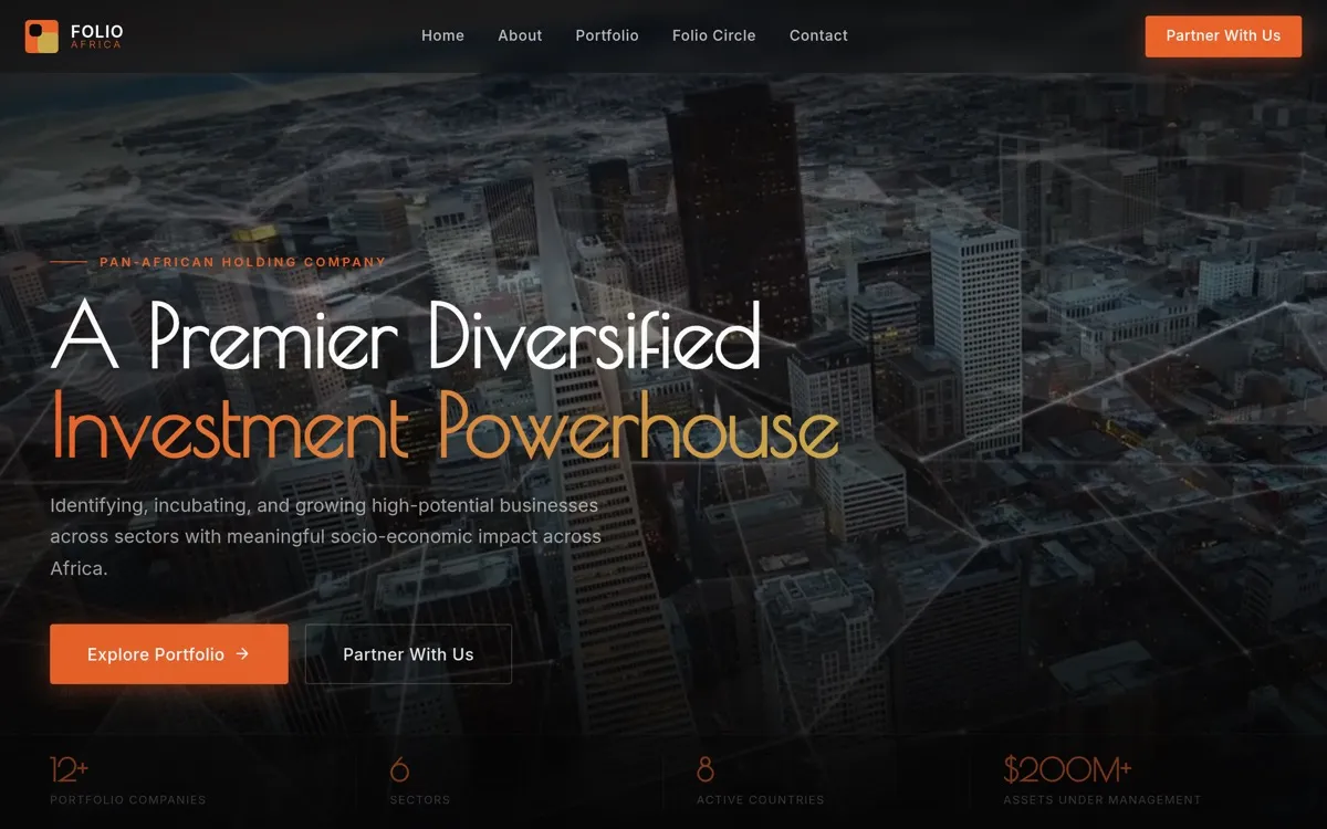 Folio Africa screenshot