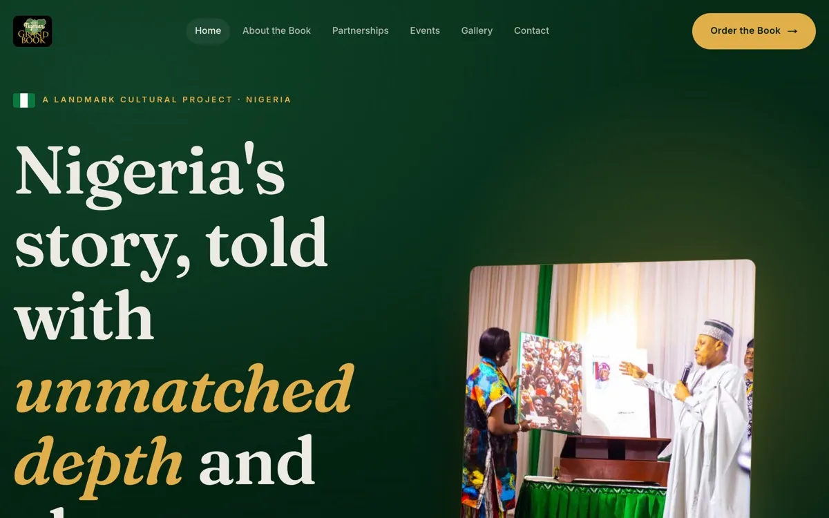 The Nigerian Grand Book screenshot