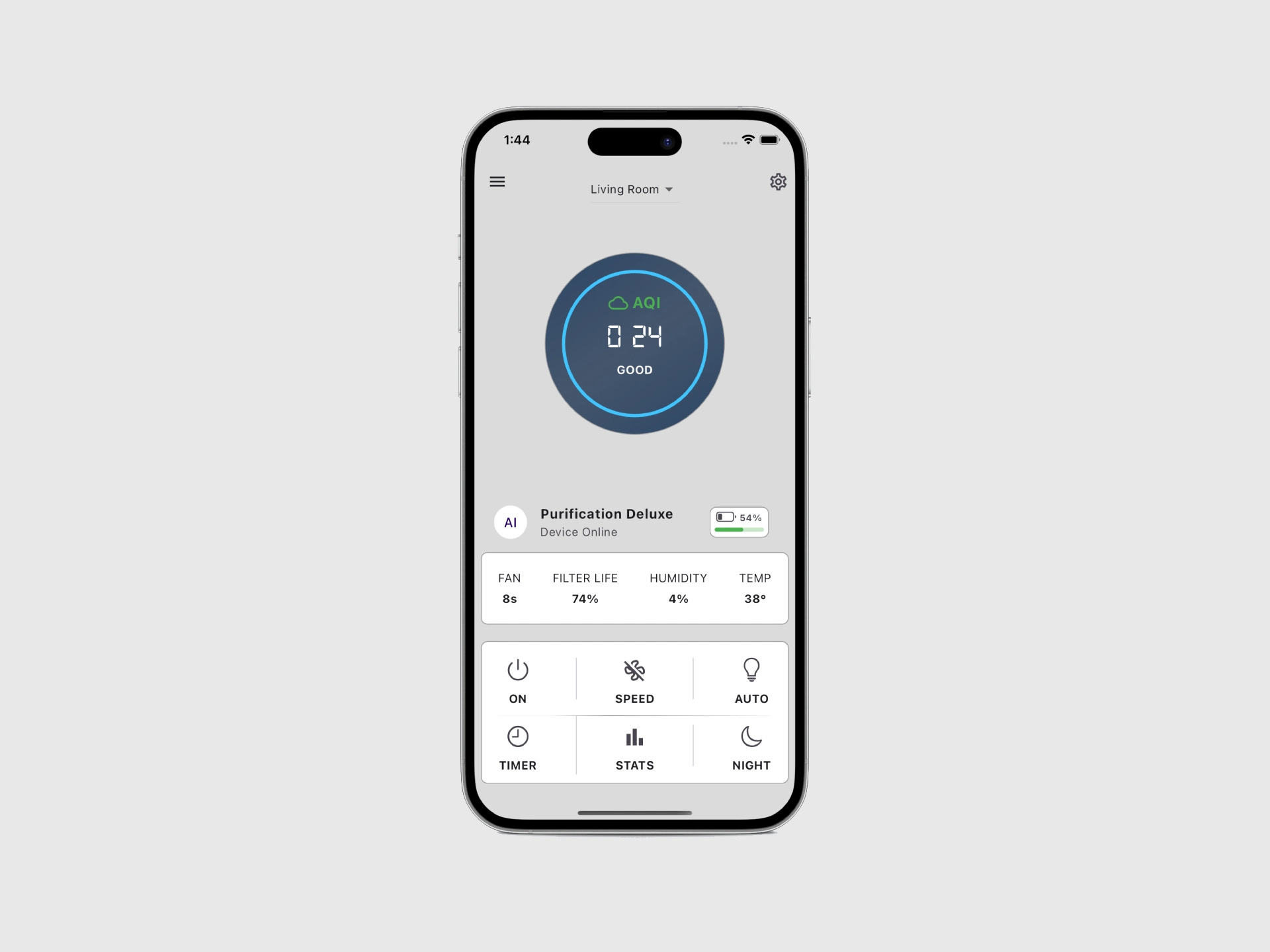 Purfion UI screenshot